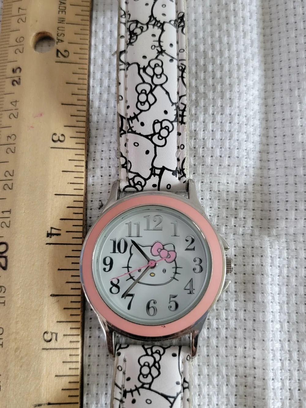 Hello Kitty Pink Watch with Character Strap